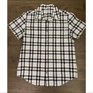 Calvin Klein Mens Short Sleeve Button Up Shirt